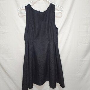 MNL crew neck black dress